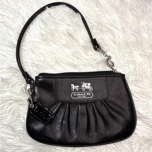 COACH Black Wristlet - Picture 1 of 6